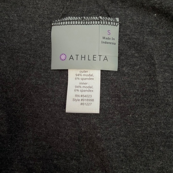 𝅺ATHLETA Purple Black Reversible Dress US S - Picture 6 of 6